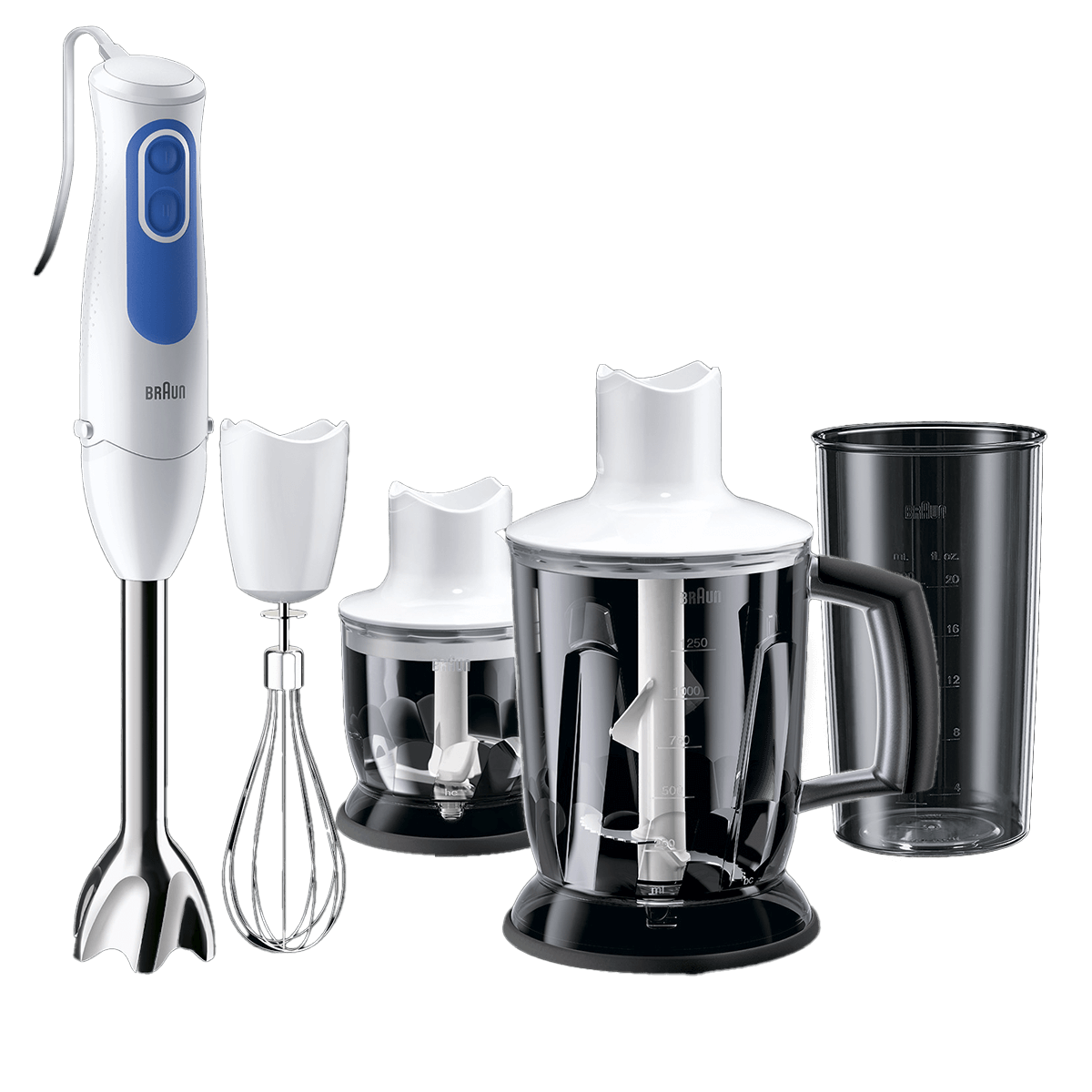 BRAUN MQ3045WH MultiQuick 3 Aperitive Ραβδομπλέντερ 700W Λευκό