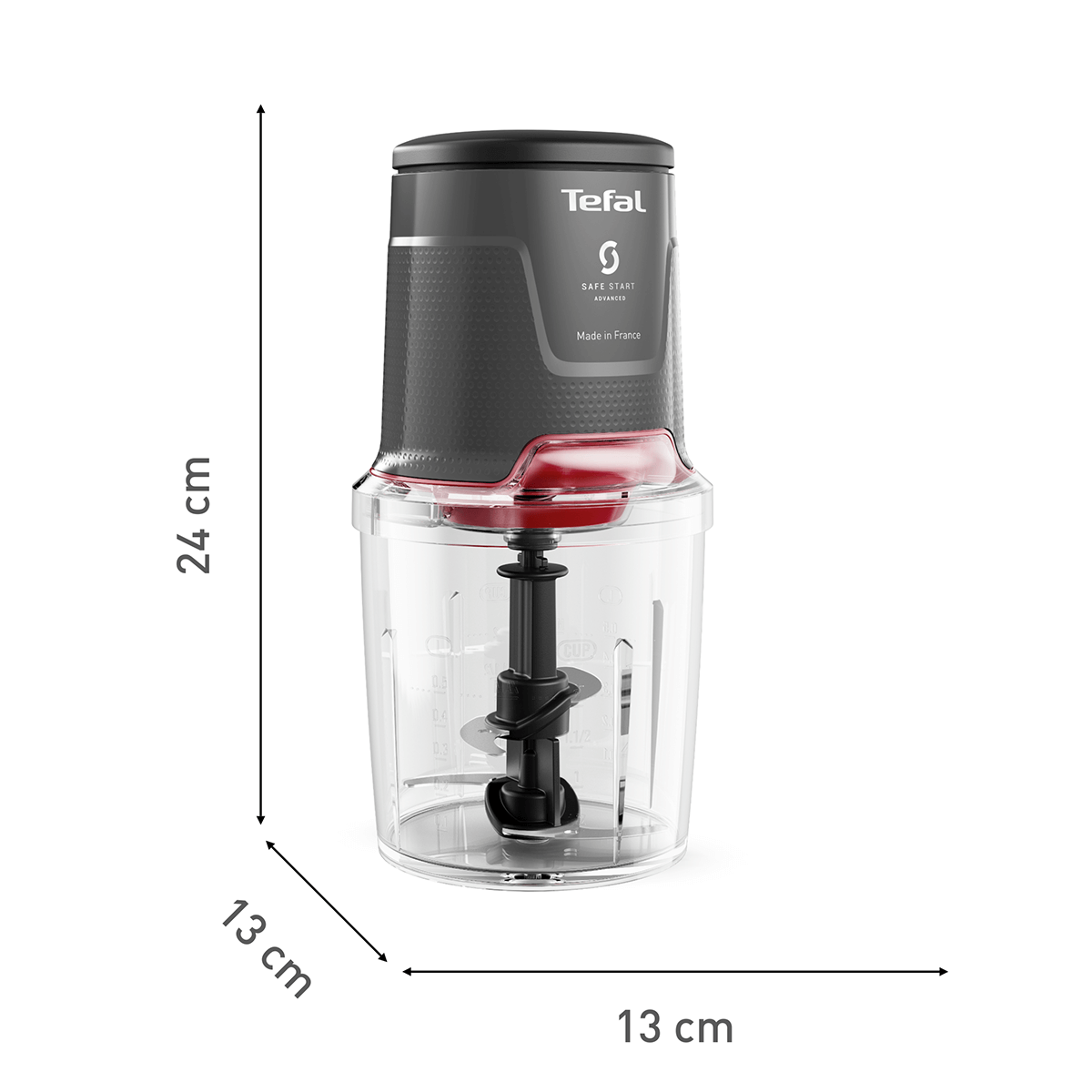 TEFAL MQ740HF0 Easy Press Πολυκόπτης 600W Γκρι - 3