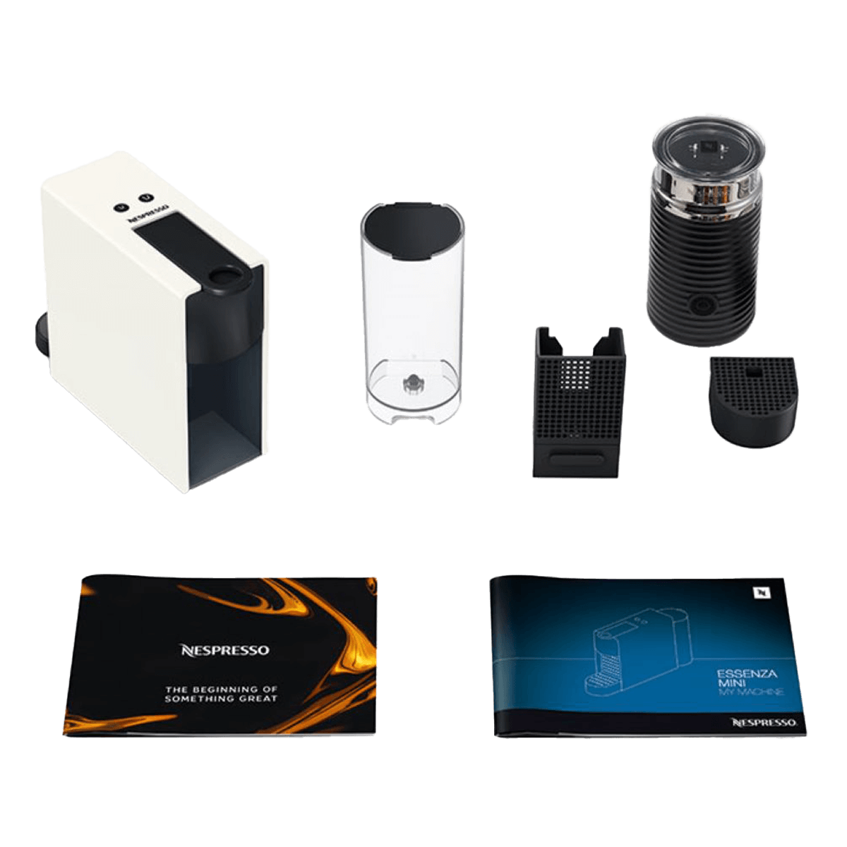 KRUPS XN1111V1 Μηχανή Καφέ Nespresso Original Essenza Mini & Aeroccino White - 5