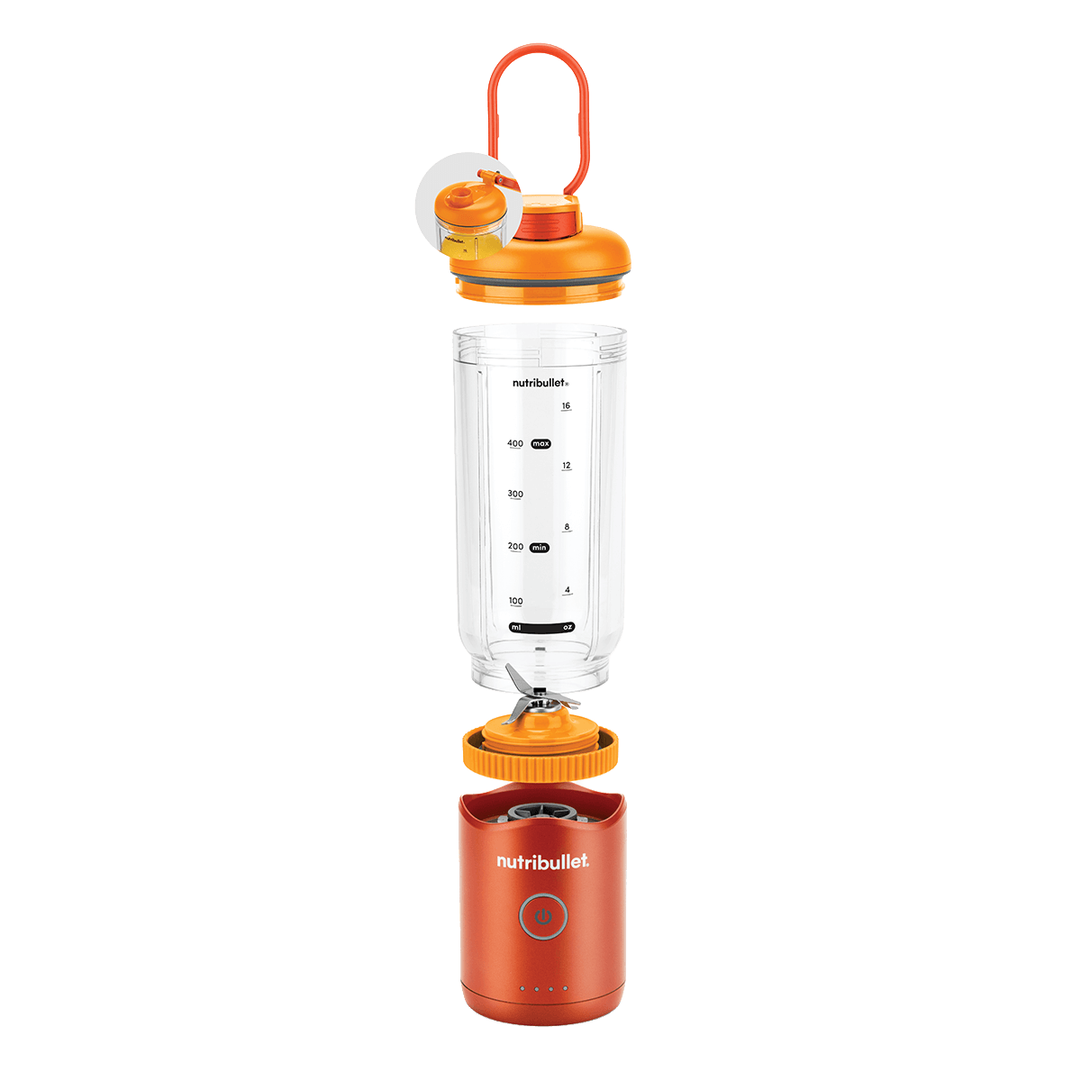 NUTRIBULLET Portable Flex NBP013.OR Μπλέντερ Tangerine Orange - 2