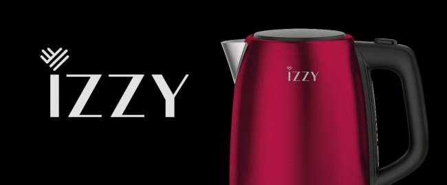 IZZY IZ-3023 Kettle Ruby Red Βραστήρας 1.7Lt