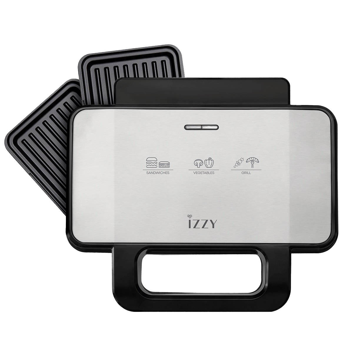 IZZY IZ-2036 XL Σαντουιτσιέρα Ασημί - 2