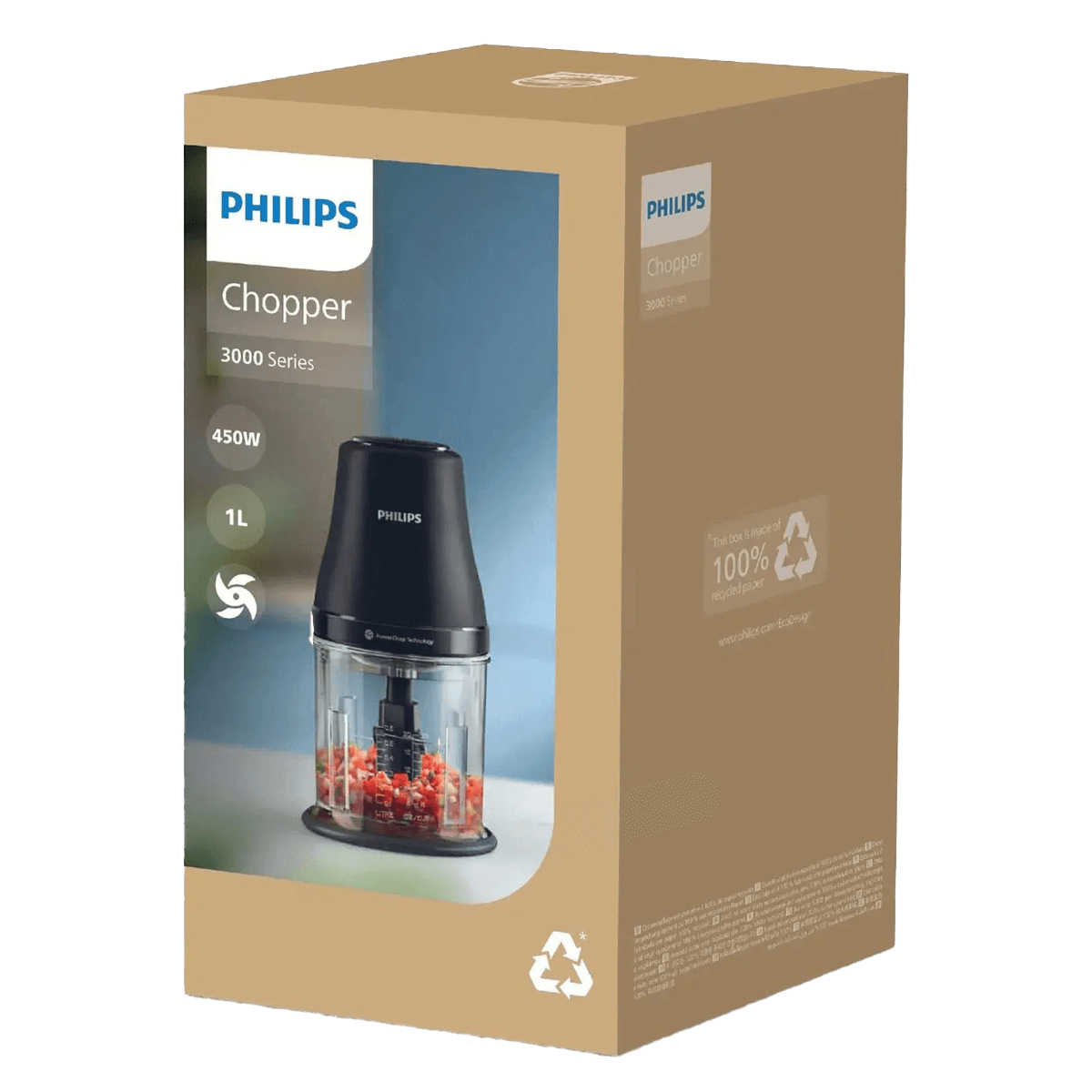 PHILIPS HR1502/00 Series 3000 Πολυκόπτης 450W Μαύρο - 5