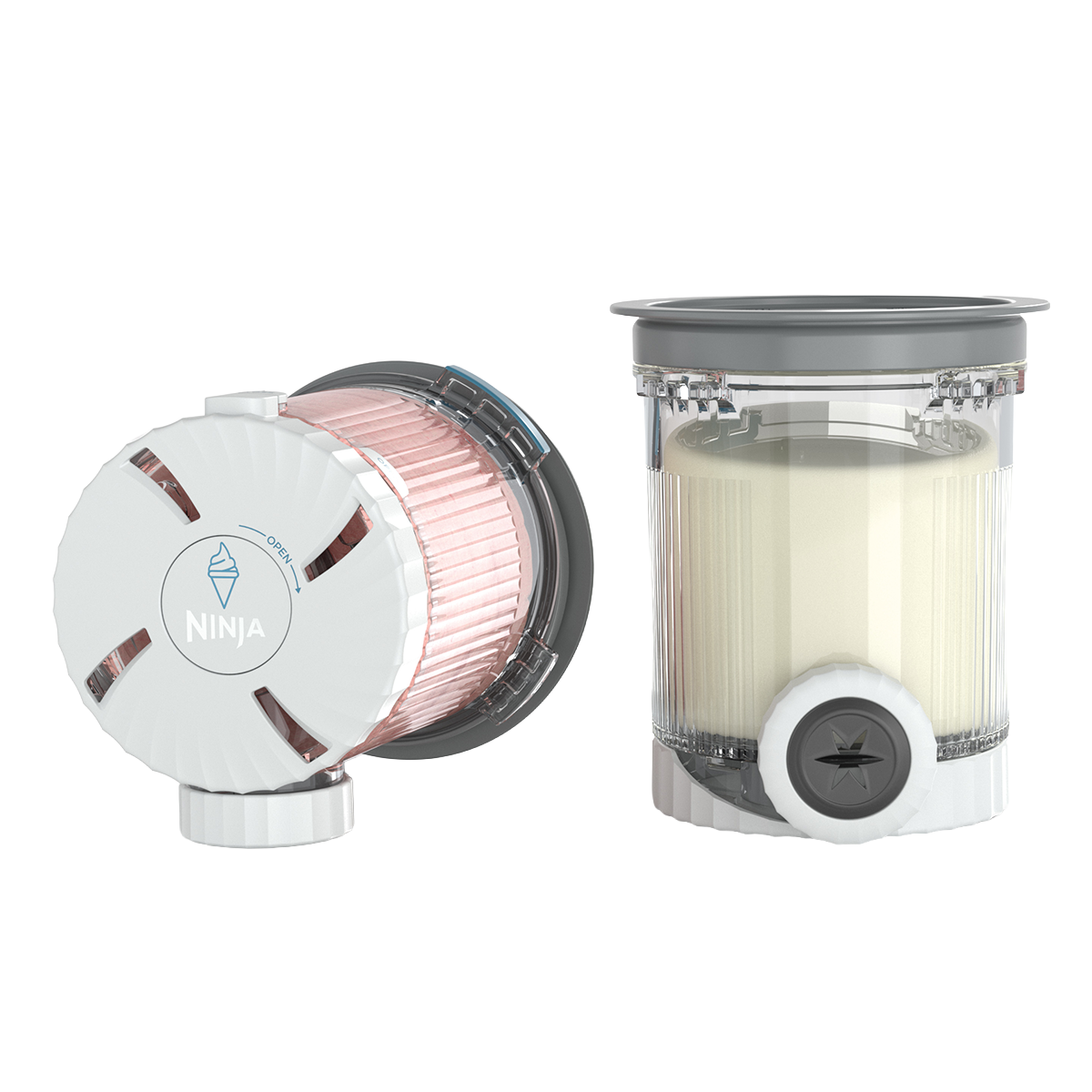 NINJA Swirl Σετ 2 Δοχεία με Καπάκια 480ml - 2