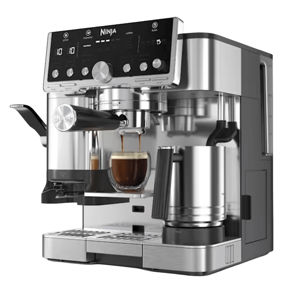 NINJA ES701EU Luxe Pro Αυτόματη Μηχανή Espresso 1650W Ασημί - 2