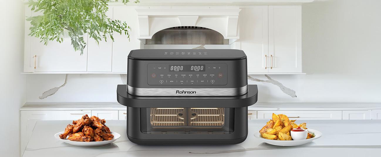 ROHNSON R-2881 Dual Φριτέζα Αέρος