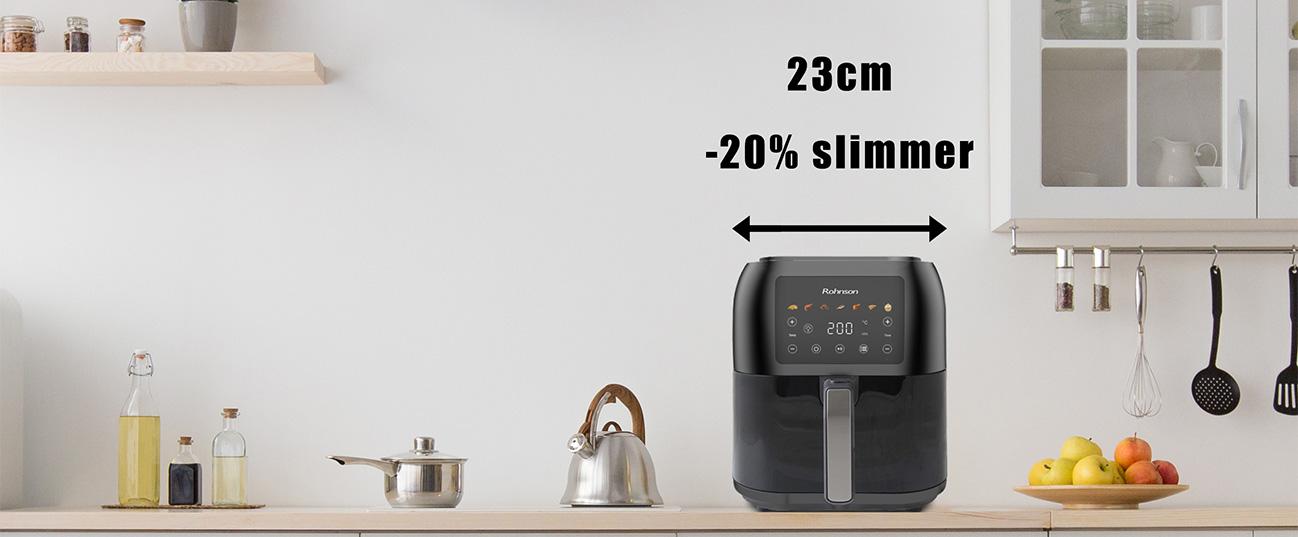 ROHNSON R-2860 Slim Φριτέζα Αέρος