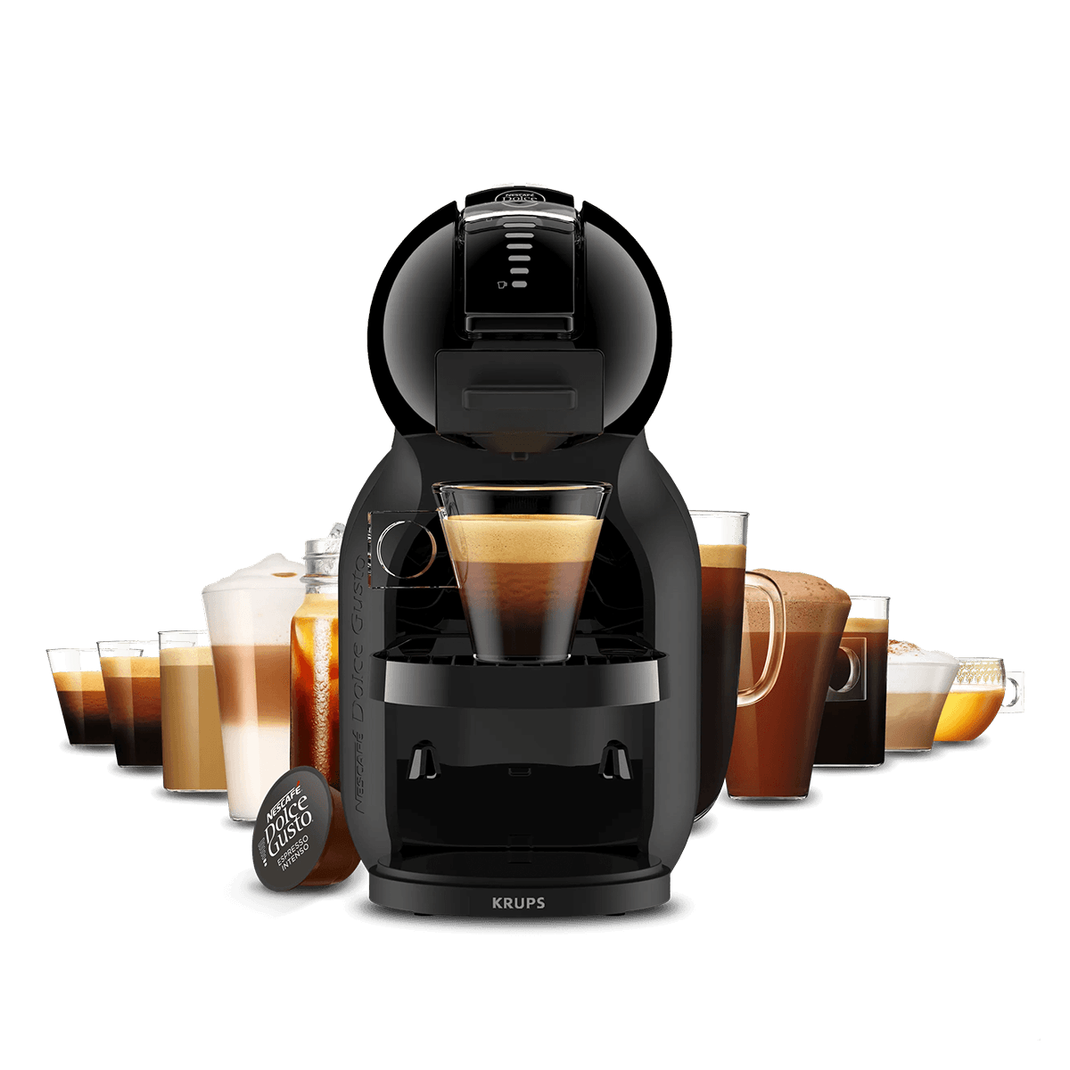 KRUPS KP1438 Μηχανή Καφέ Espresso NESCAFE Dolce Gusto Mini Me 2 Black