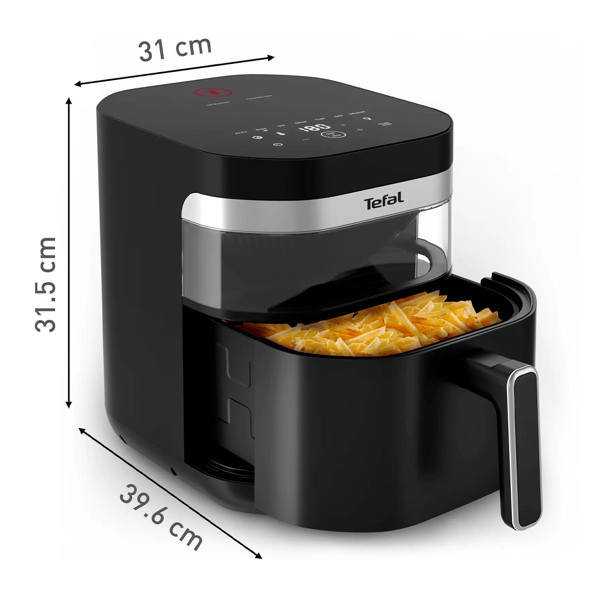 TEFAL EY8328E0 Easy Infrared Φριτέζα Αέρος 7Lt Μαύρο - 3