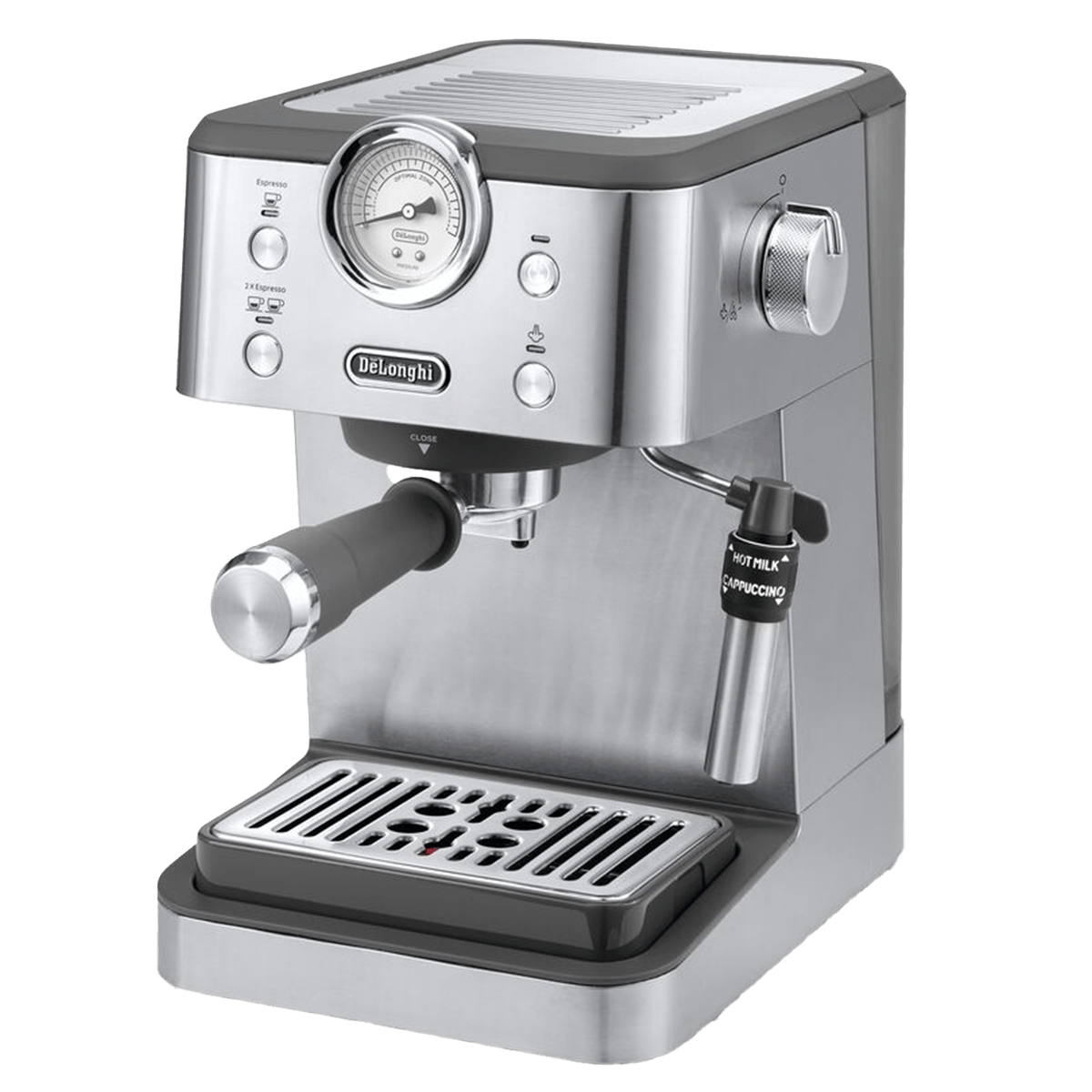 DELONGHI EM450.M Linea Classic Μηχανή Espresso 1325W Ασημί