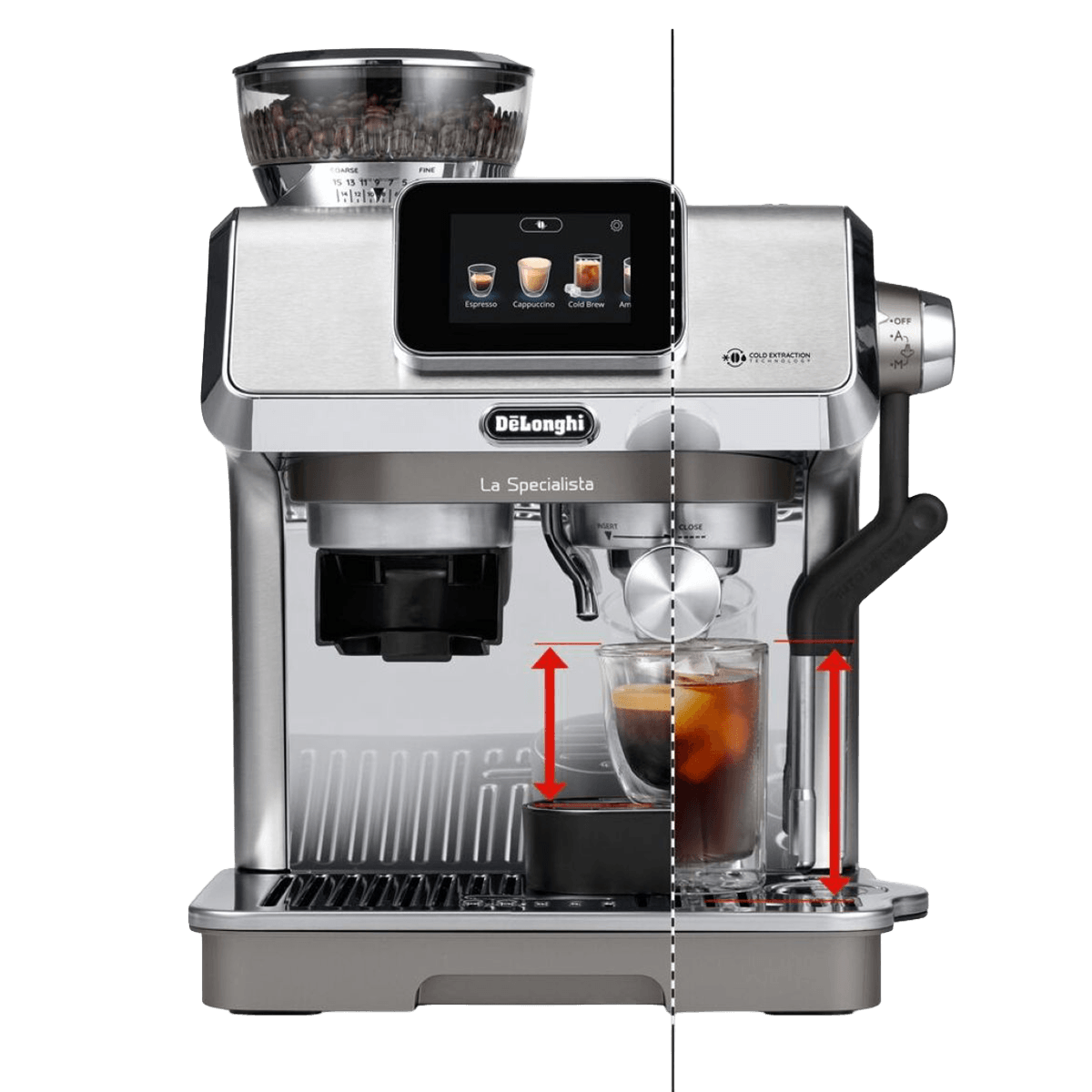 DELONGHI EC9455.M Pump La Specialista Μηχανή Espresso 1450W Ασημί - 4