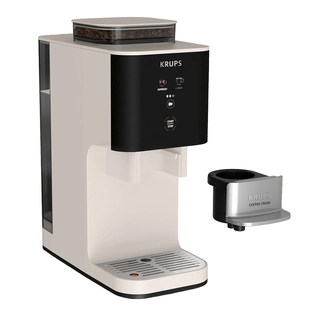 KRUPS SA4001 Coffee Crush Αυτόματη Μηχανή Espresso 1370W Creme - 3