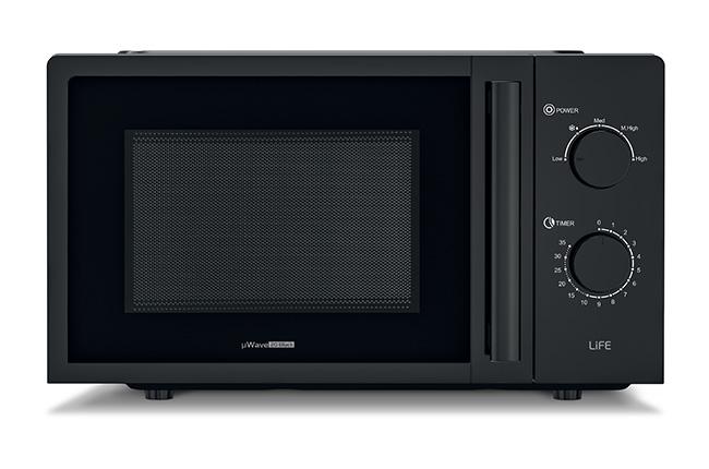 LIFE 221-0389 μWave Φούρνος Μικροκυμάτων 20Lt Μαύρο