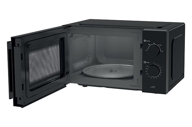 LIFE 221-0389 μWave Φούρνος Μικροκυμάτων 20Lt Μαύρο