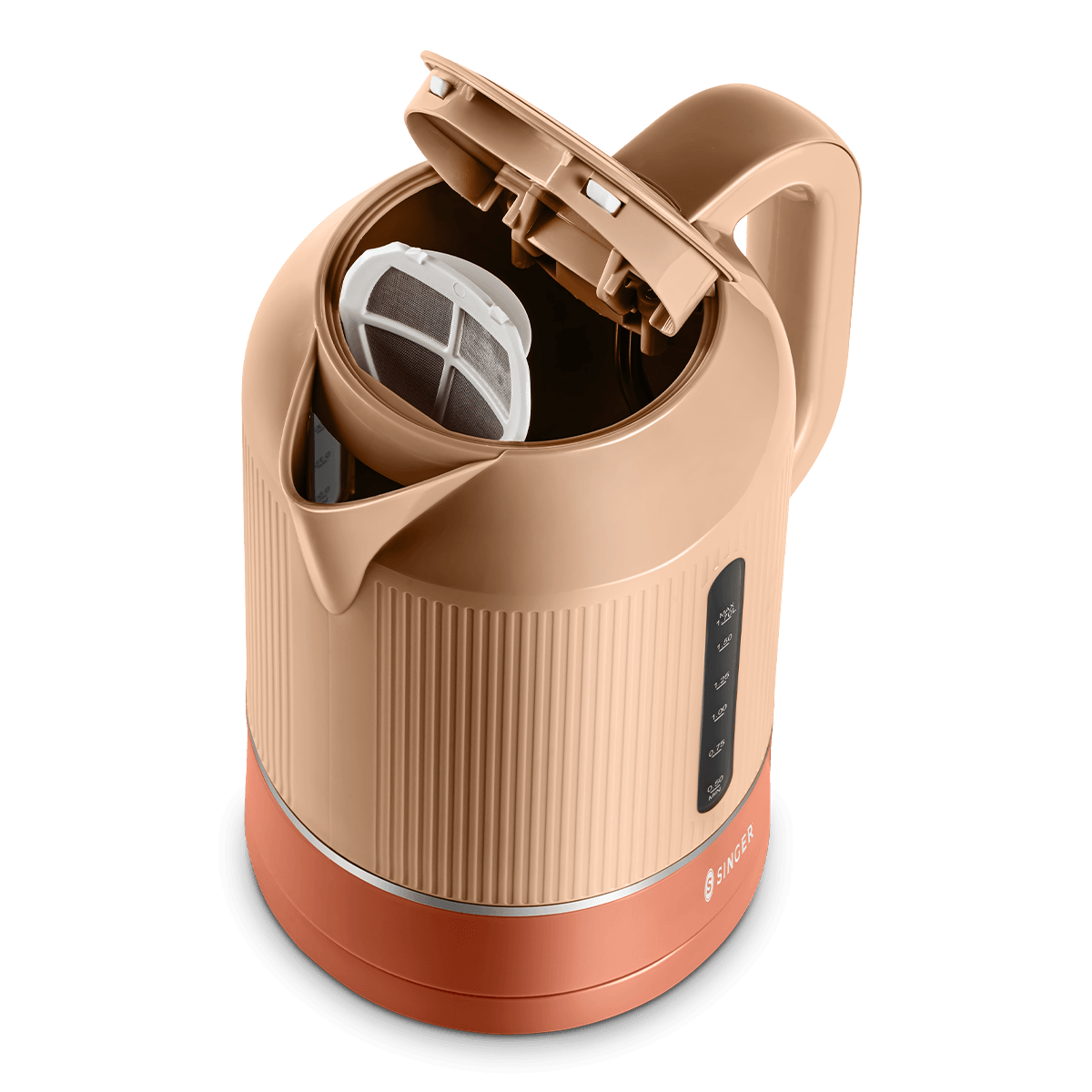 SINGER WK 15060TER Tiffanys Βραστήρας 1.7Lt Terracotta - 3