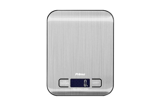 PRIMO PRKS-400469 Ηλεκτρονική Ζυγαριά Κουζίνας 5kg Inox