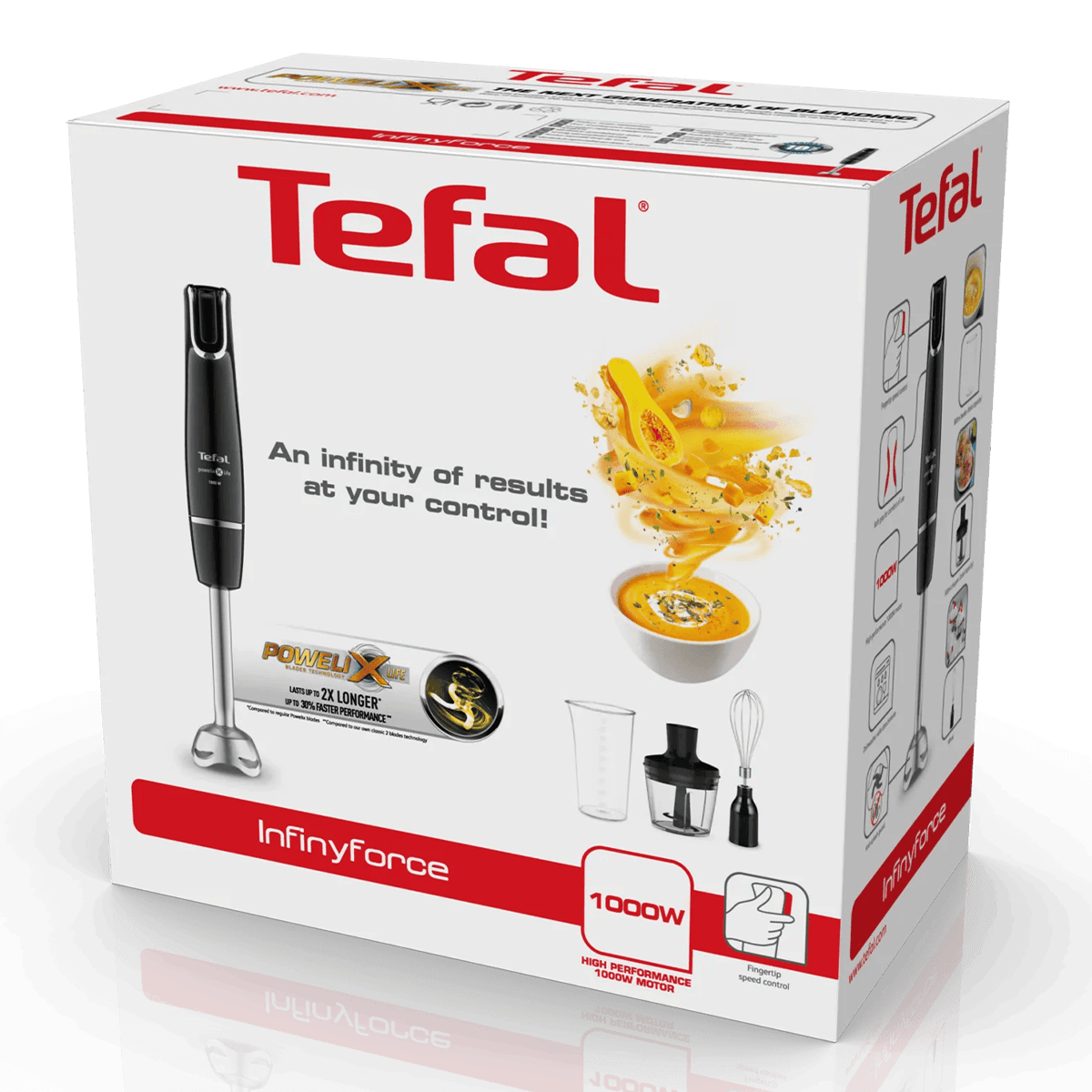 TEFAL HB943838 InfinityForce 3 in 1 Ραβδομπλέντερ 1000W Μαύρο - 4