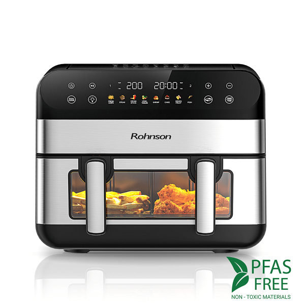 ROHNSON R-2894 Single or Dual Cook Φριτέζα Αέρος 10.4Lt
