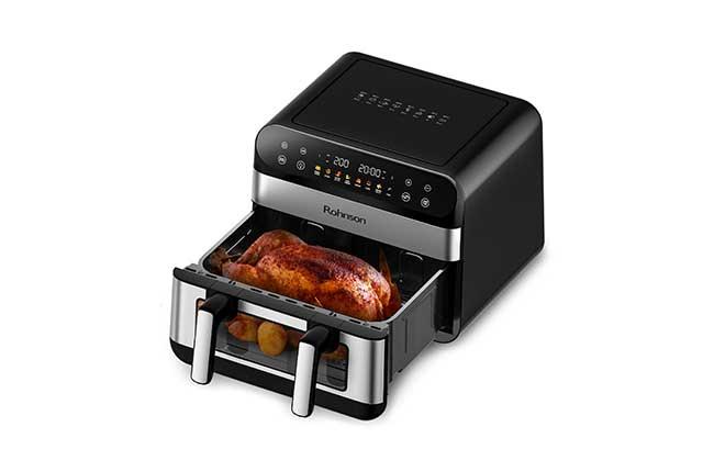 ROHNSON R-2894 Single or Dual Cook Φριτέζα Αέρος