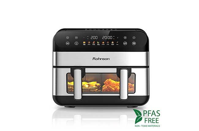 ROHNSON R-2894 Single or Dual Cook Φριτέζα Αέρος