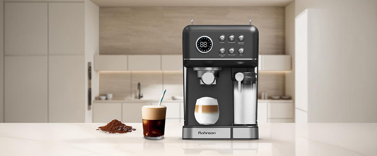 ROHNSON R-98087 Hot & Cold Μηχανή Espresso