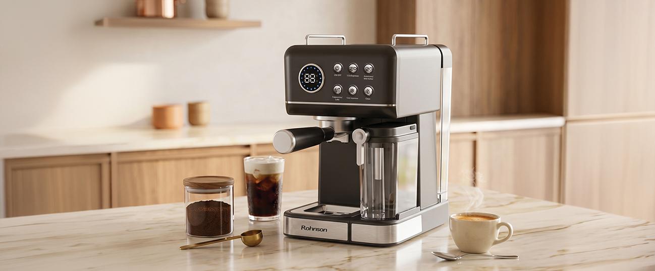 ROHNSON R-98087 Hot & Cold Μηχανή Espresso