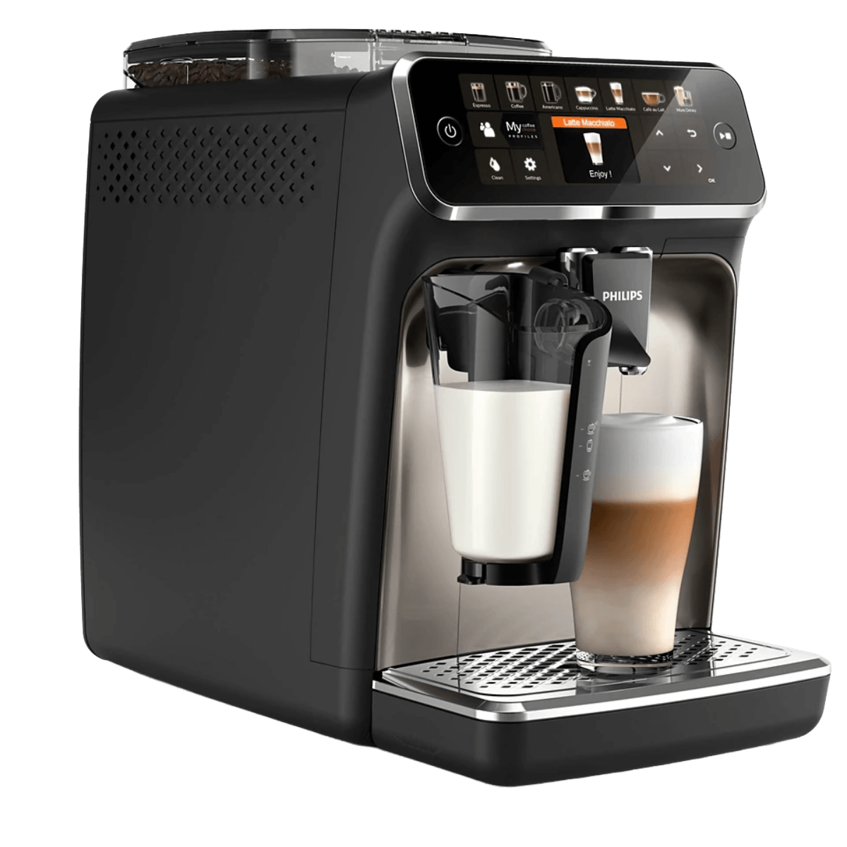 PHILIPS EP5447/90 Series 5400 Αυτόματη Μηχανή Espresso 1500W Μαύρο - 2