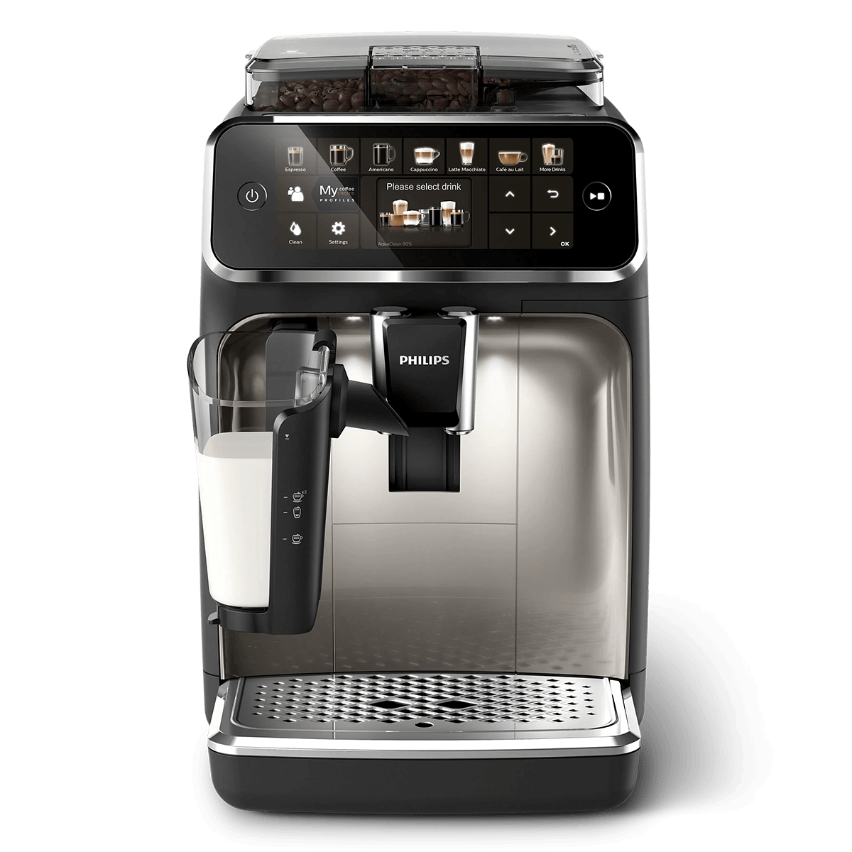PHILIPS EP5447/90 Series 5400 Αυτόματη Μηχανή Espresso 1500W Μαύρο - 4