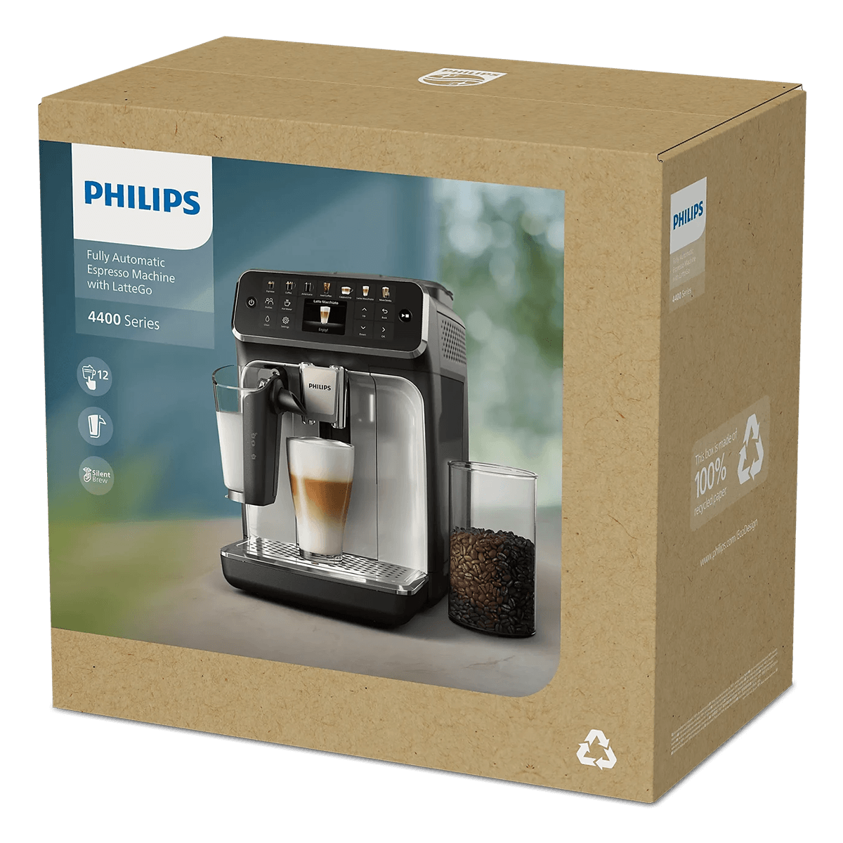 PHILIPS EP4446/70 Series 4400 Αυτόματη Μηχανή Espresso 1500W - 6