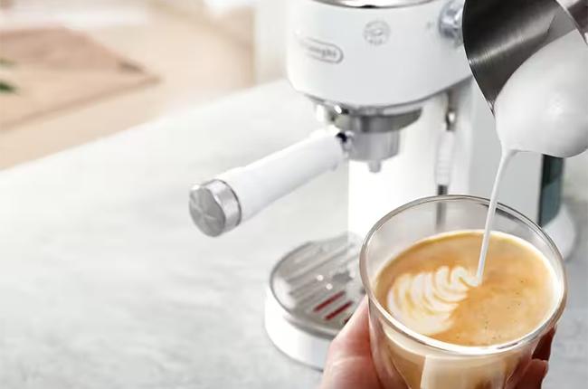 DELONGHI EC890.WI Dedica Duo Μηχανή Espresso 1450W Bianco