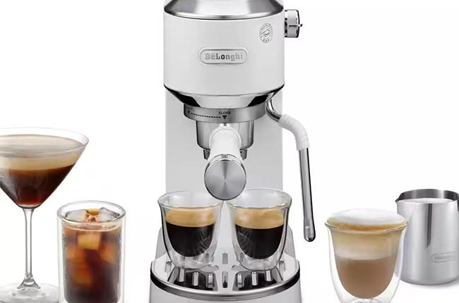 DELONGHI EC890.WI Dedica Duo Μηχανή Espresso 1450W Bianco