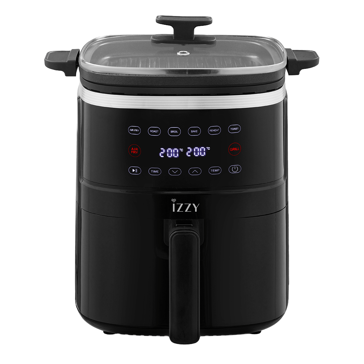 IZZY IZ-8241 Digital Φριτέζα Αέρος και Grill 5Lt Μαύρο