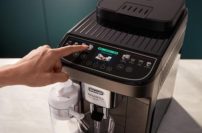 DELONGHI ECAM330.80 TXB Magnifica Duo Αυτόματη Μηχανή Espresso 1450W Ασημί