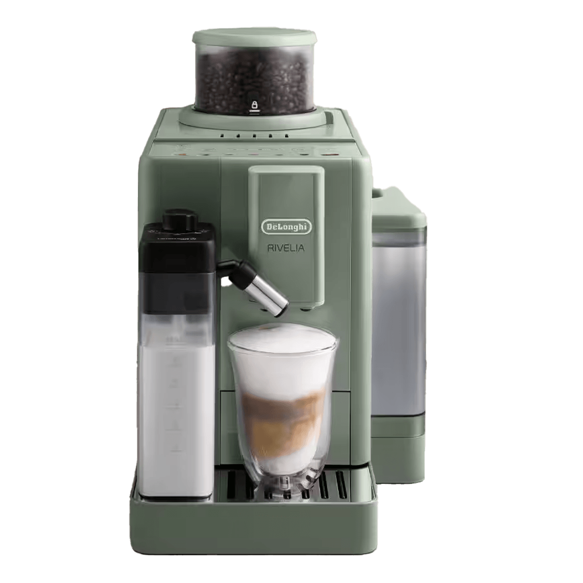 DELONGHI EXAM420.55 Rivelia Start Αυτόματη Μηχανή Espresso 1450W Jade Green