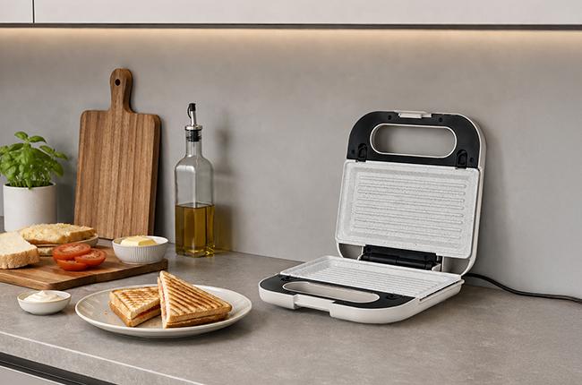 LIFE 221-0555 Bodega Warm Grey Series Τοστιέρα 750W Greige