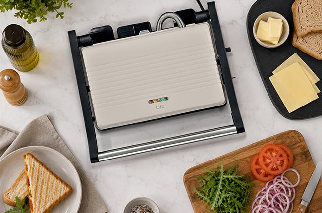 LIFE 221-0557 Hero Τοστιέρα-Γκριλιέρα 1000W Greige