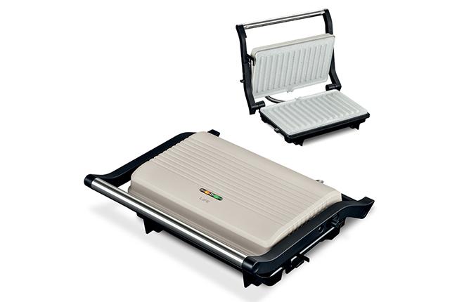 LIFE 221-0557 Hero Τοστιέρα-Γκριλιέρα 1000W Greige
