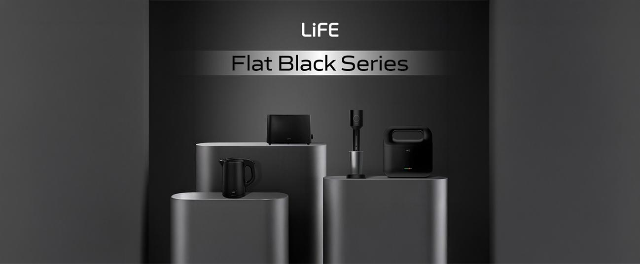 LIFE 221-0539 Gisves Flat Black Series Μηχανή Ελληνικού Καφέ 1000W Black