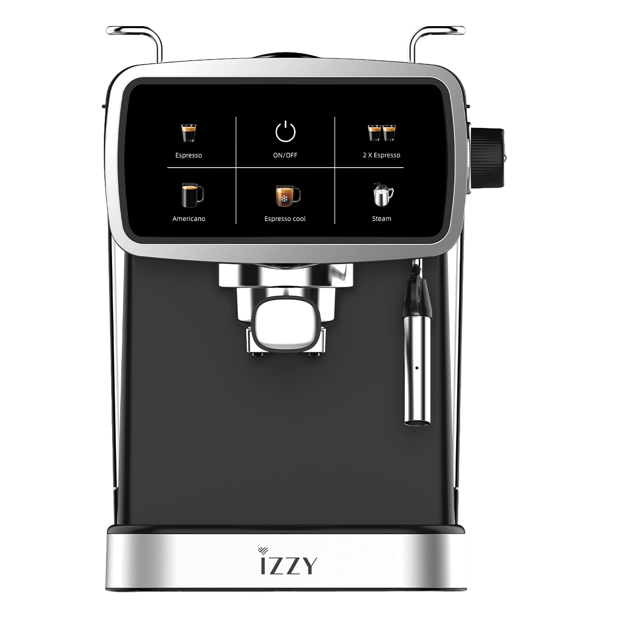 IZZY IZ-6021 Dolce Μηχανή Espresso 1500W Ασημί - 2