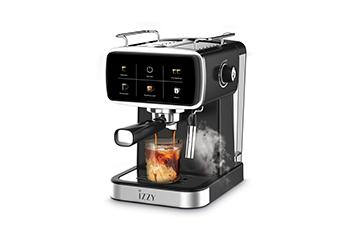 IZZY IZ-6021 Dolce Ημιαυτόματη Μηχανή Espresso 1500W Ασημί