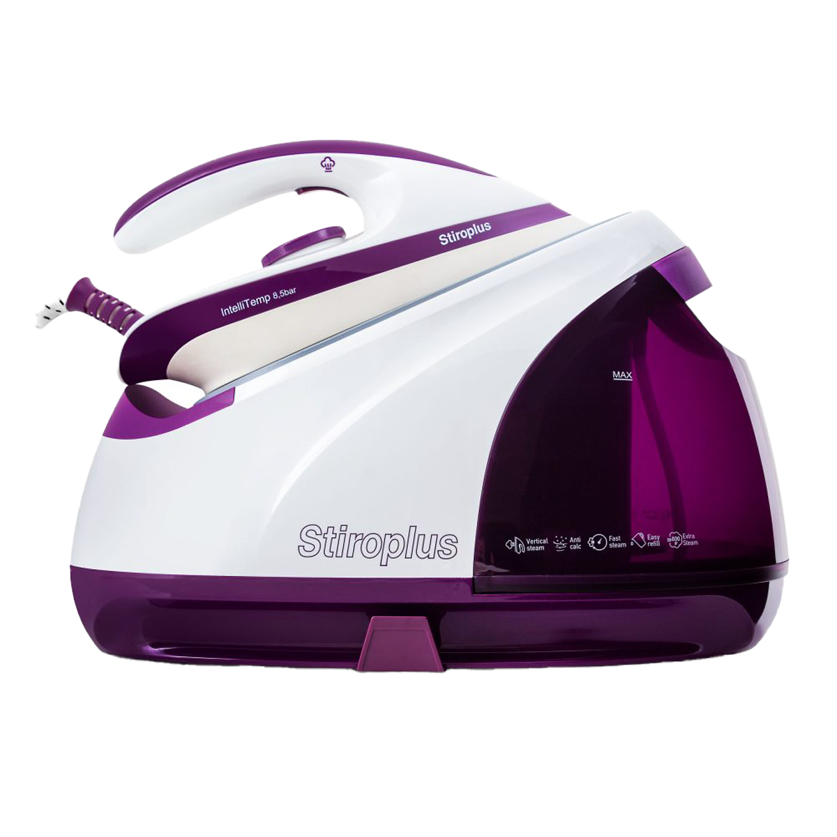 STIROPLUS SP 2020 Σύστημα Σιδερώματος με Δοχείο 1.7Lt Λευκό/Μωβ - 2