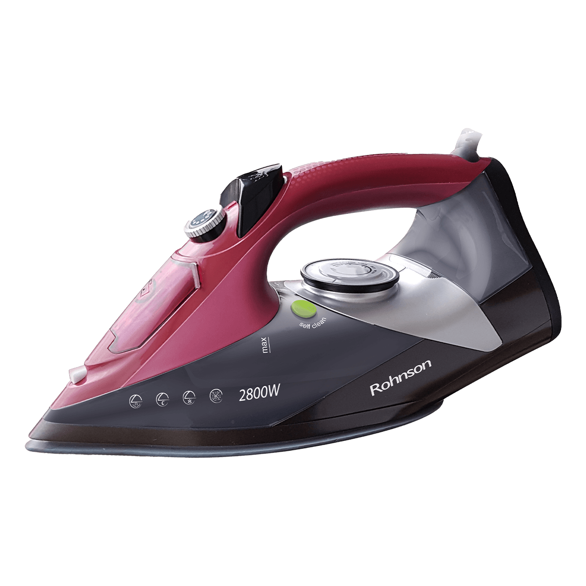 ROHNSON MOD R-387 Σίδερο Ατμού 2800W Κόκκινο