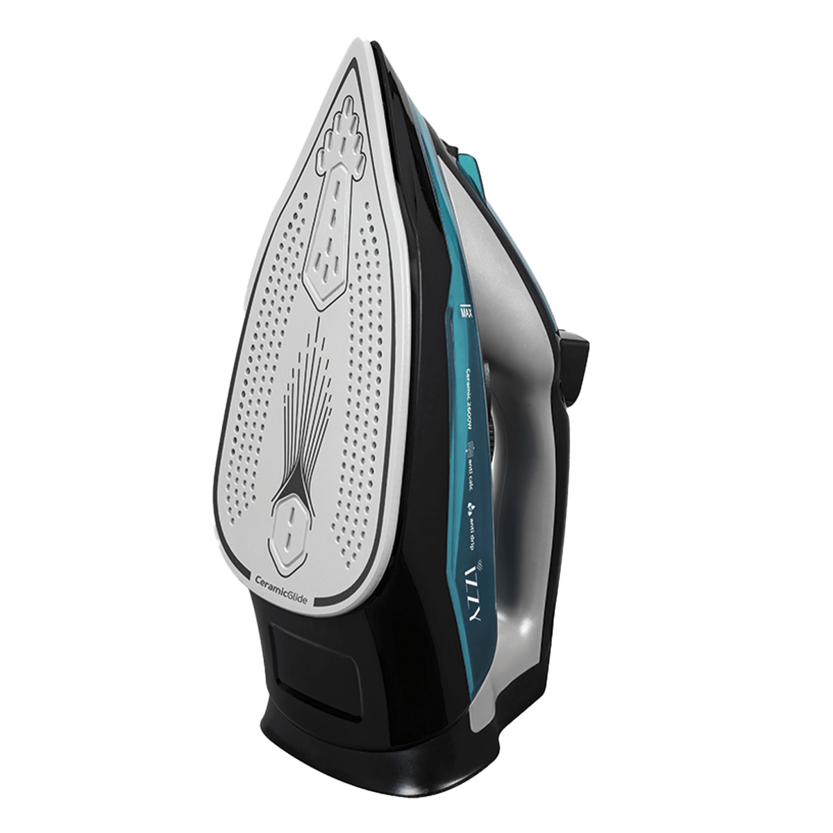IZZY 8016 Apollon Ceramic Σίδερο Ατμού 2600W Μαύρο - 3