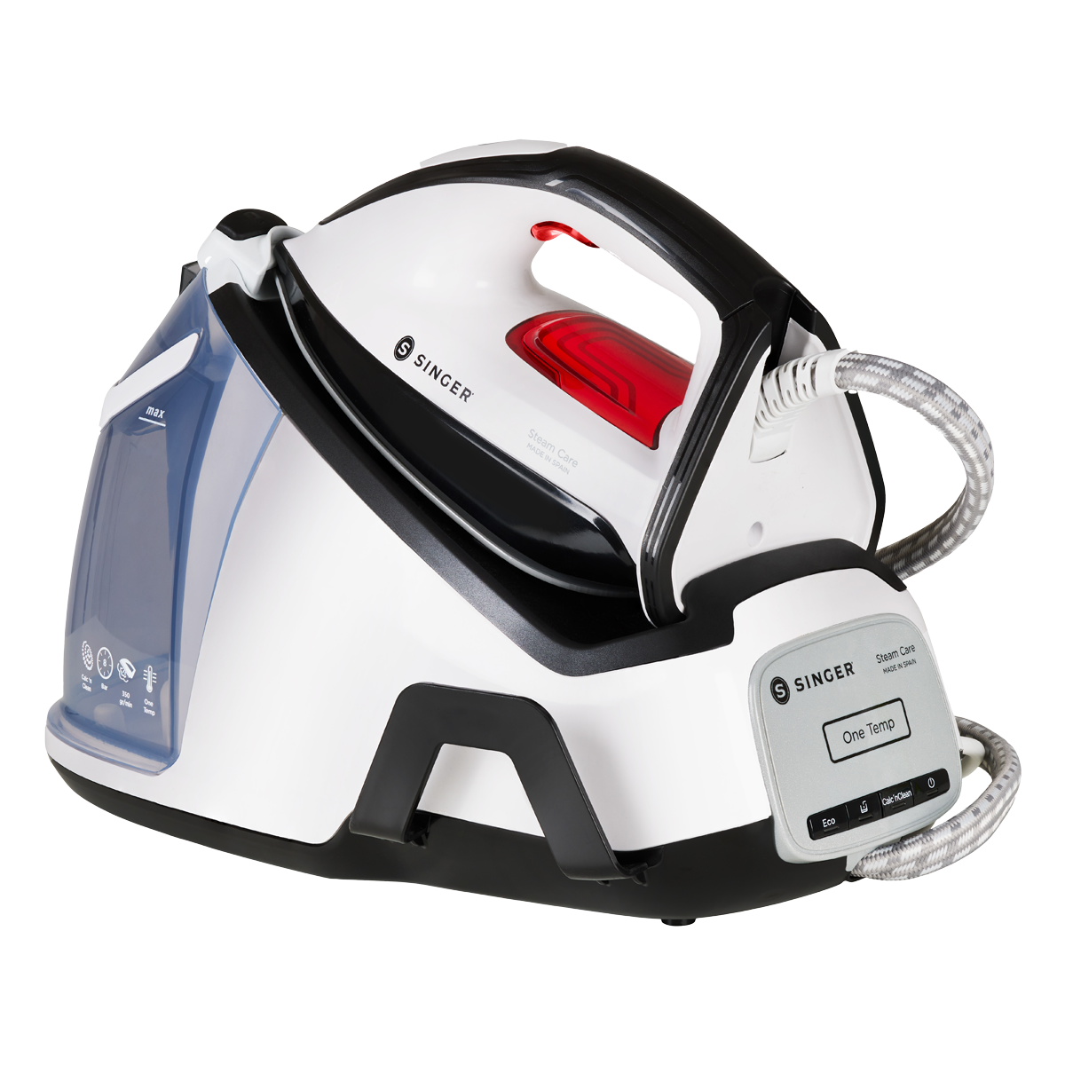 SINGER SGR-20426 Steam Care Limited Σύστημα Σιδερώματος με Δοχείο 1.3Lt Λευκό - 2