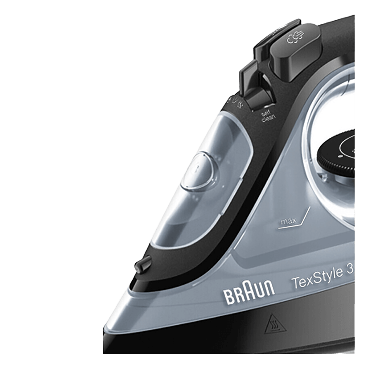 BRAUN SI3055BK TexStyle 3 Σίδερο Ατμού 2400W Μαύρο - 2