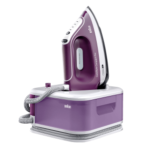BRAUN IS2577VI CareStyle Compact Pro Σύστημα Σιδερώματος με Δοχείο 1.5Lt Λευκό/Μωβ