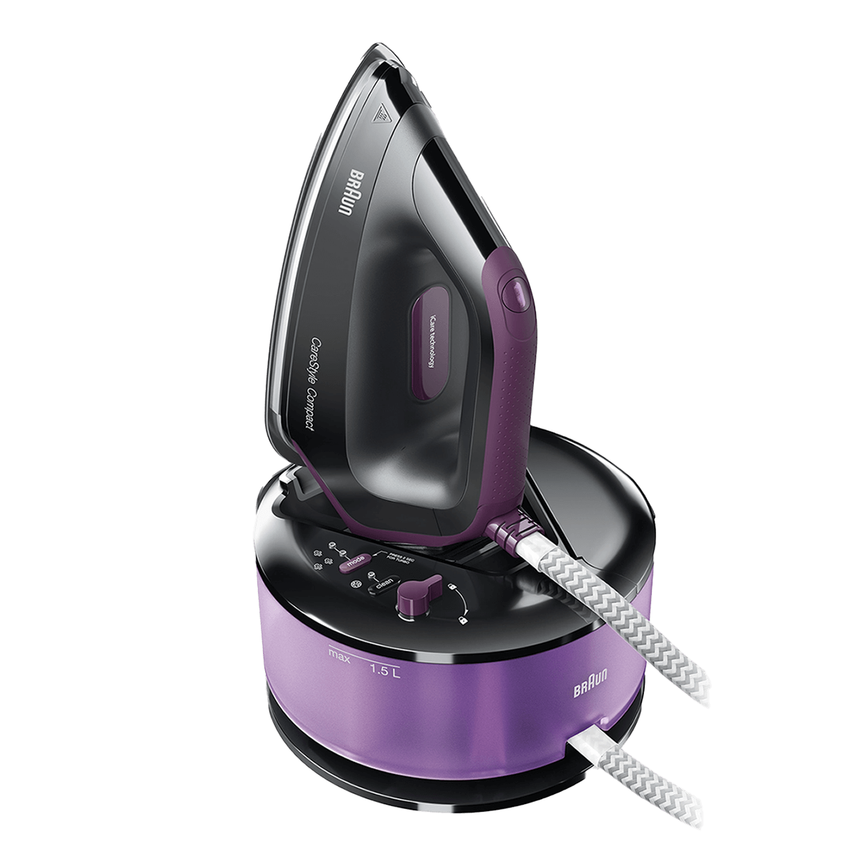 BRAUN IS2144BK CareStyle Compact Σύστημα Σιδερώματος με Δοχείο 1.5Lt Μαύρο