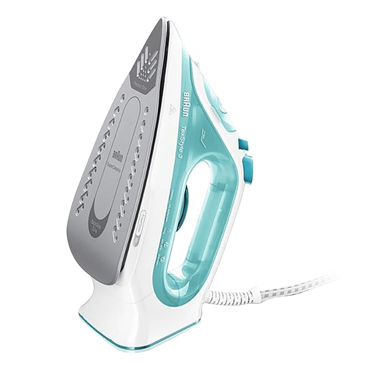 BRAUN SI3041GR TexStyle 3 Σίδερο Ατμού 2350W Λευκό/Πράσινο - 2