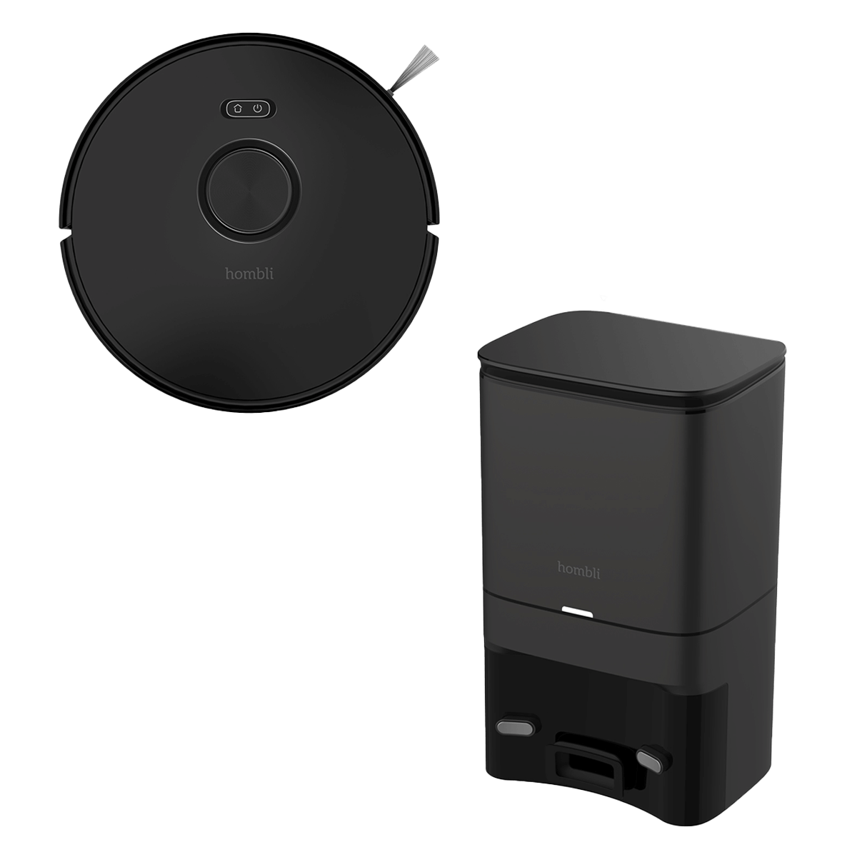 HOMBLI Smart HBVR-0100 Σκούπα Ρομπότ για Σκούπισμα και Σφουγγάρισμα με Wi-Fi Μαύρο - 3