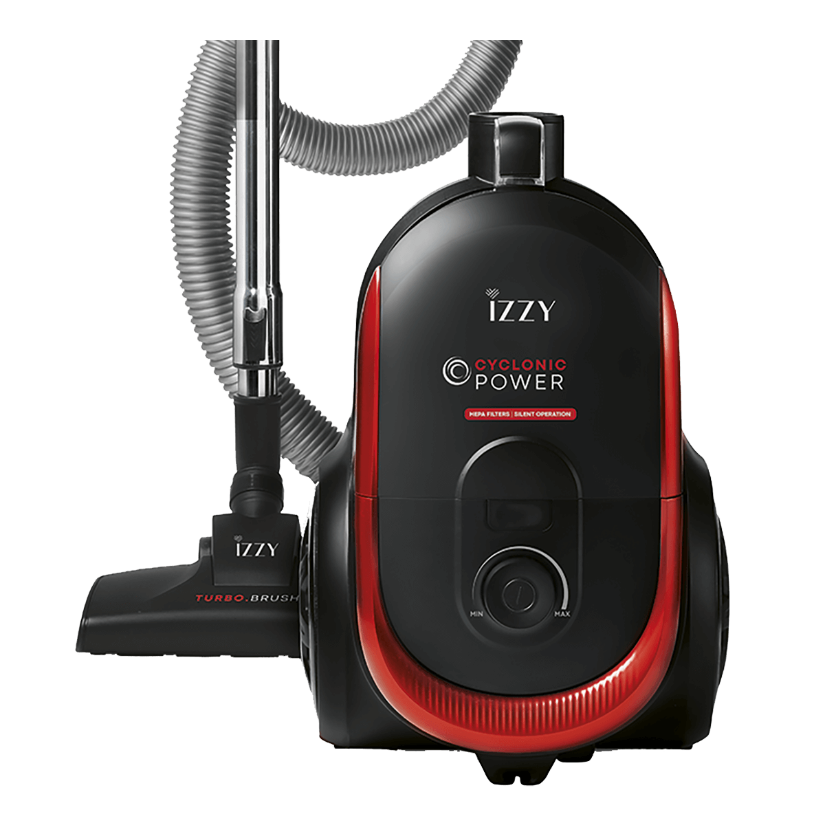 IZZY IZ-4103 Ηλεκτρική Σκούπα με Κάδο 3Lt Κόκκινο